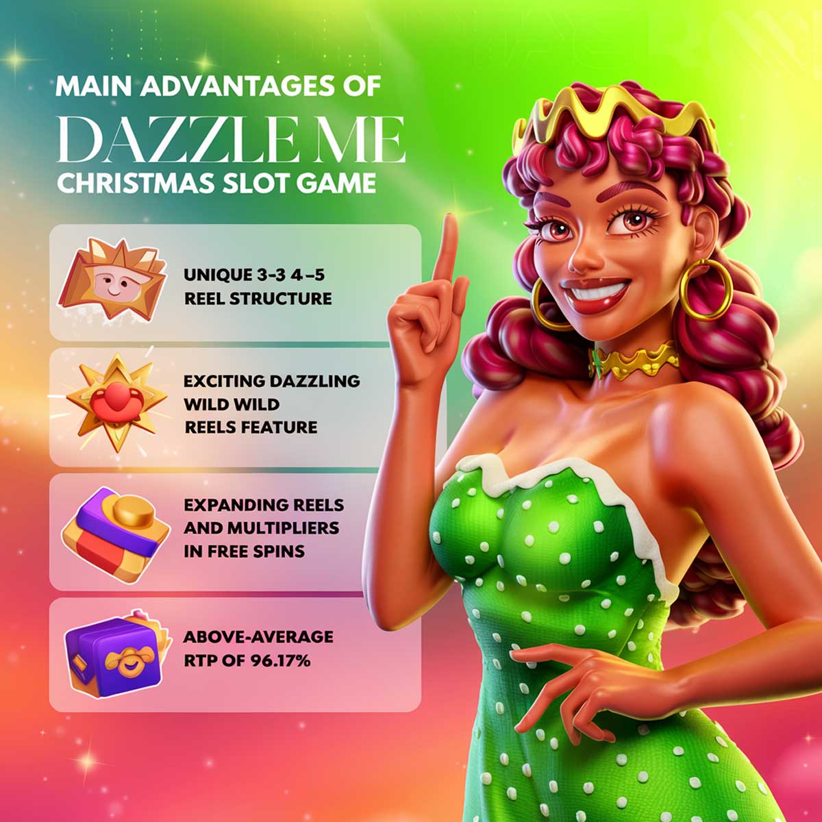 Dazzle Me Christmas slot machine game